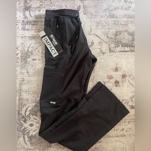 Greys anatomy size small/tall black scrub pants